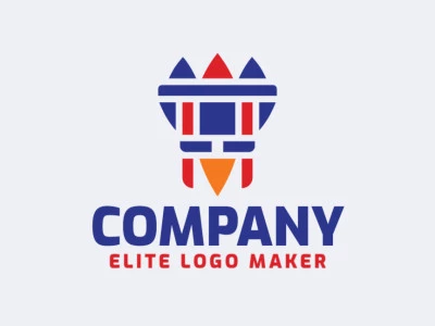 Cree un logotipo memorable para su negocio en forma de un pájaro salvaje, con un estilo abstracto y un diseño creativo.