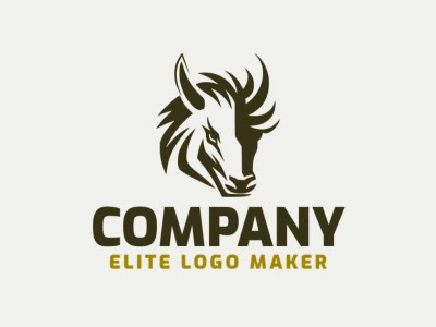 Logotipo ideal para diferentes empresas en forma de un Jabali con un estilo abstracto.