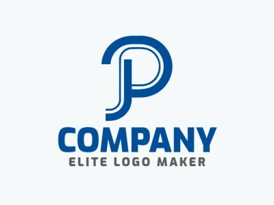 Un logotipo minimalista lujoso con la letra 'P' personalizable, diseñado con líneas elegantes y formas refinadas para un atractivo moderno y sofisticado.