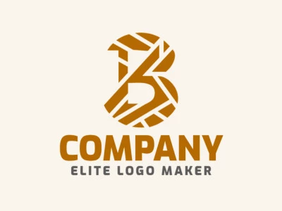 Un logotipo de estilo mosaico con la letra 'B', perfecto para una variedad de empresas y marcas.