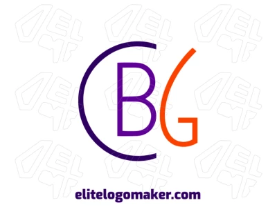 La combinación de las letras 'C', 'B' y 'G' en estilo de letra inicial crea un diseño hermoso y armonioso, perfecto para una marca impactante.