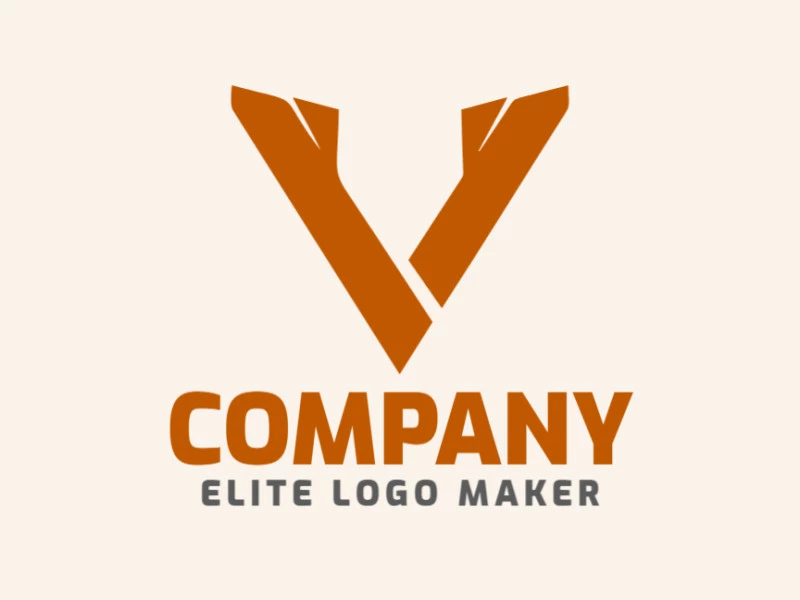 Un logotipo elegante y moderno que presenta la letra 'V' en un diseño simple pero llamativo.