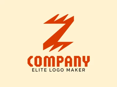 Un logotipo simple pero impactante con la letra 'Z', diseñado con un enfoque minimalista para un aspecto atemporal.