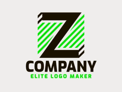 Un logotipo ilustrativo de la letra Z, fusionando sofisticación con simplicidad para un atractivo atemporal.