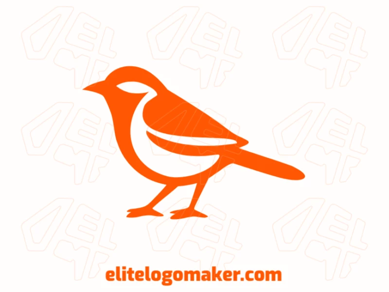 Naturaleza Pájaro Icono Cree un logotipo memorable para su negocio en forma de una naturaleza pájaro con un estilo minimalista y un diseño creativo.