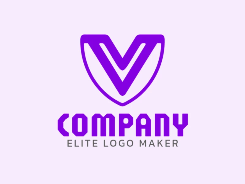 Un logotipo minimalista que presenta la forma de la letra 'V', que enfatiza el diseño del logotipo moderno y elementos visuales innovadores.