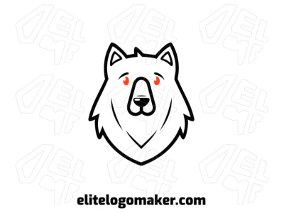 Un diseño creativo vectorial de un oso negro con elementos personalizables, ideal para diversos propósitos y creación de logotipos.