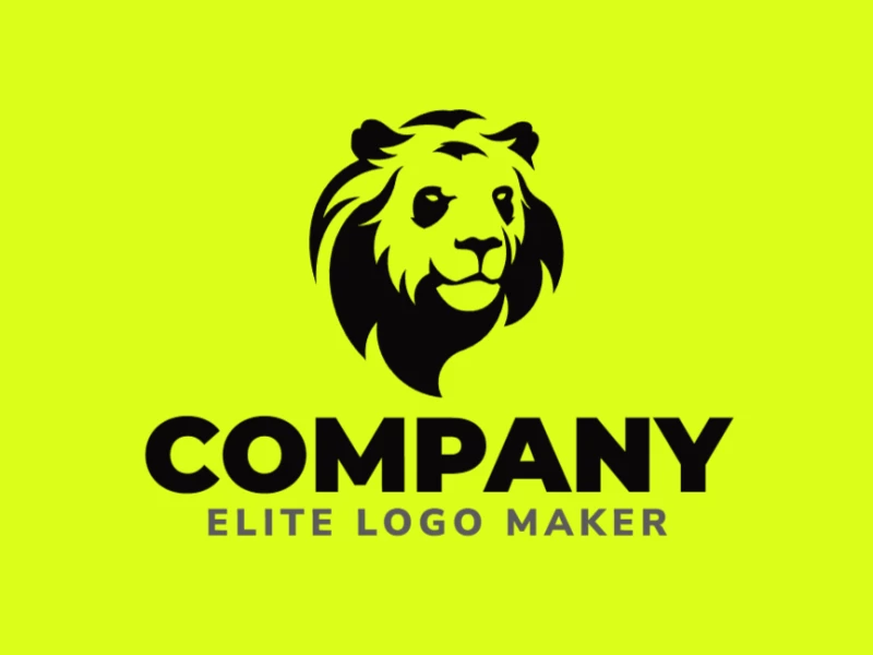 Logotipo personalizable de animal con un oso panda sabio, diseñado con detalles distintivos que se pueden ajustar fácilmente a varias identidades de marca.