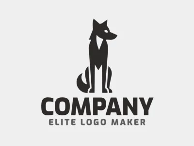 Un logotipo cautivador con un lobo majestuoso, evocando fuerza, inteligencia y liderazgo.