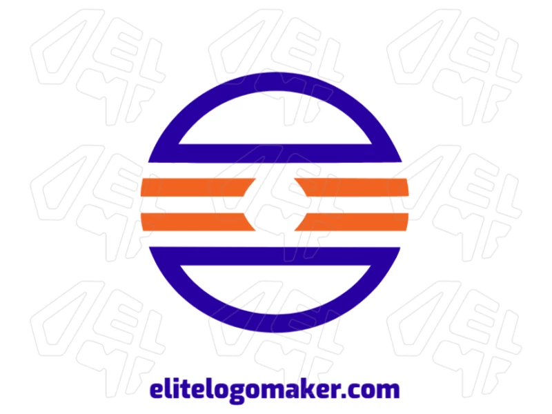 Olho Abstrato Com Design Simples - Criador De Logotipo Fácil Um design simples de olho abstrato que se destaca como um elemento de marca único com impacto visual e clareza.