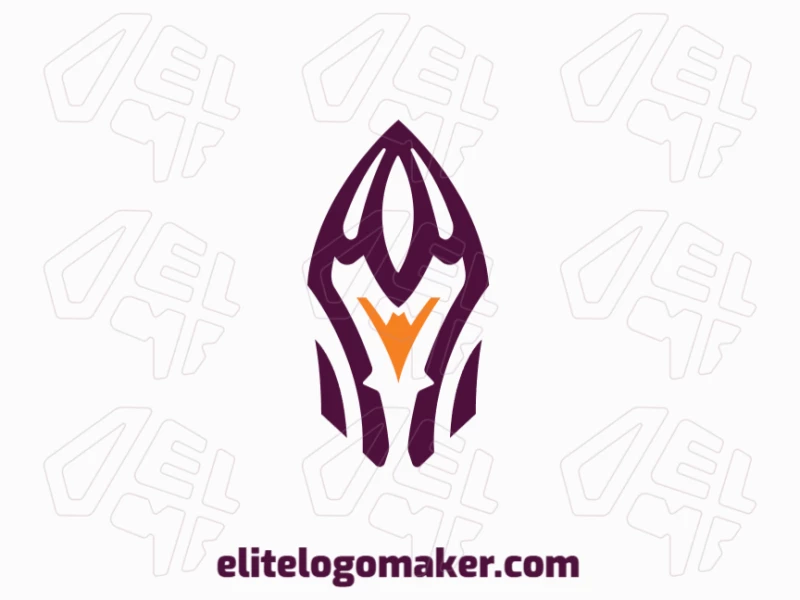 Pássaro Faça Seu Logotipo On-Line Logotipo vetorial com a forma de um pássaro com estilo simétrico e cor preto.