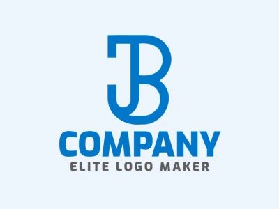 Um logotipo minimalista com a letra 'B' de linhas fortes, oferecendo um design excelente e personalizável, adequado para uma marca versátil.