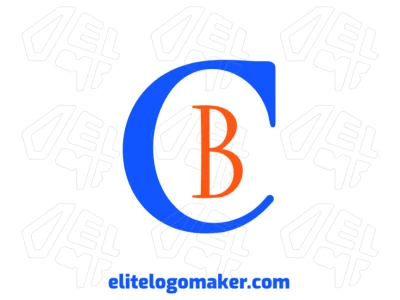Logotipo para empresa com a letra inicial "C" combinada com a letra "B" em um design distinto e marcante.