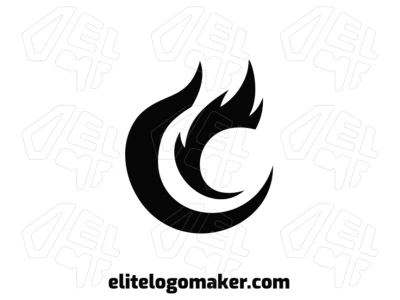 Logotipo empresarial com a letra inicial "C" em um design abstrato, ideal para um visual moderno e profissional.