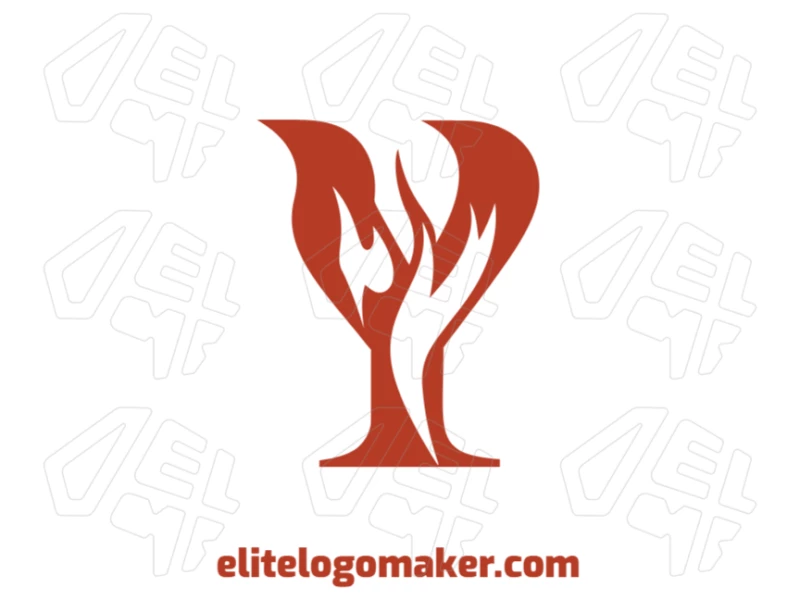 Letra "Y" Com Design Abstrato - Criação De Logotipo Único Design de logotipo bonito e simples com a letra "Y" em um design abstrato.