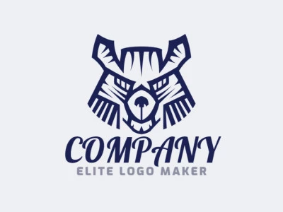 Crie um logotipo memorável para sua empresa, com a forma de um lobo com estilo abstrato e design criativo.