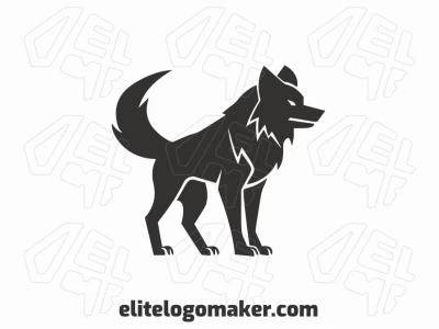 A prominent and elegant mascot logo featuring a big wolf, designed with bold lines and refined details to create a striking and memorable visual identity.