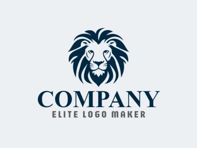 A majestic mascot logo featuring an African lion, symbolizing strength and leadership.