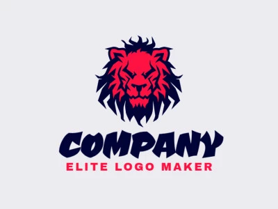 An illustrative logo featuring an angry lion, conveying strength and power.