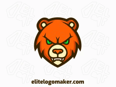 A mascot-style logo featuring a bear head, embodying strength and character.