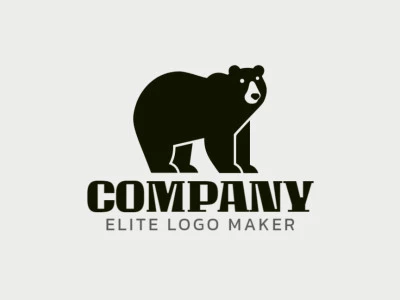 A bold logo featuring a majestic black bear, embodying strength, courage, and resilience.