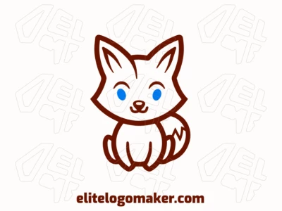 A minimalist logo design featuring the shape of a cat, capturing simplicity and elegance with clean lines and a modern aesthetic.