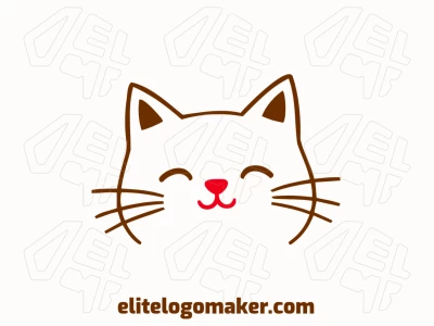 A simple representation of a cat's head, this logo captures the essence of feline grace with minimalistic design.