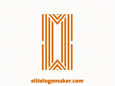 A modern, minimalist logo showcasing a creative letter 'O' in vibrant orange, designed to capture attention with its sleek and simple form.
