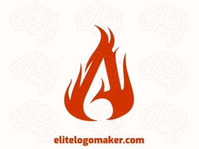 A minimalist and sophisticated logo featuring the letter 'A' intertwined with a phoenix, symbolizing rebirth and innovation in vibrant orange.
