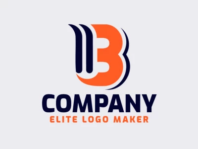 A sleek 'B' letter logo design that marries simplicity with sophistication, making a bold statement.