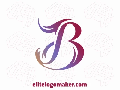 A noticeable gradient logo design featuring the letter "B", ideal for making your company stand out.