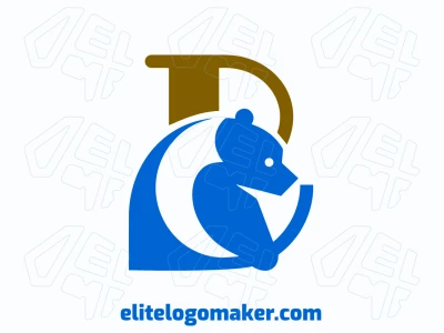 A logo with a double meaning featuring the letter 'B' and a polar bear, uniquely prominent.