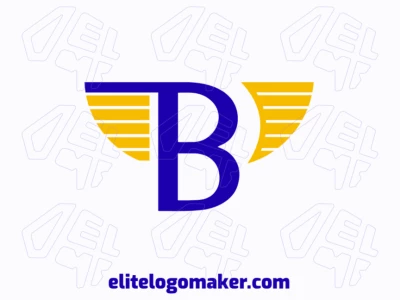A dynamic initial letter logo featuring a 'B' with wings, symbolizing freedom and innovation.