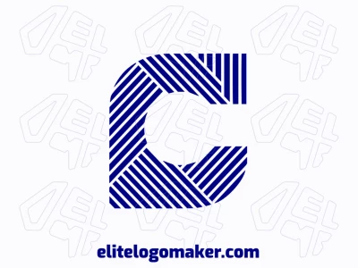 An appropriate logo featuring the letter 'D' in a striped style, designed with bold lines and contrasting colors for a dynamic look.