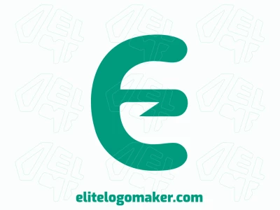 A minimalist logo design featuring the letter 'E' as the focal point, ideal for a clean and modern brand identity.