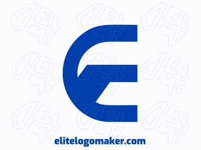 This flashy logo design features a minimalist style with the letter 'E' as its focal point, creating a sleek and modern visual identity.