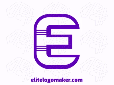A creative and distinguished logo featuring the letter 'E' in an elegant initial letter style, combining simplicity with a refined design.