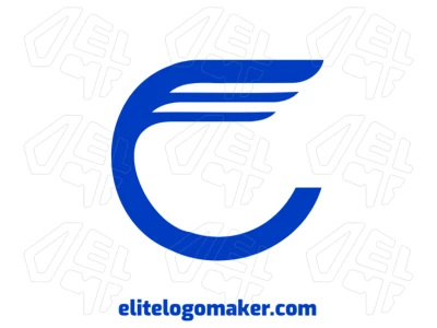 Company logo with a minimalist style, combining the letter "E" with the letter "C" to create a sleek and professional visual identity.