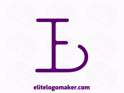 A minimalist logo featuring the letters 'e' and 'B' in a different and unique design.