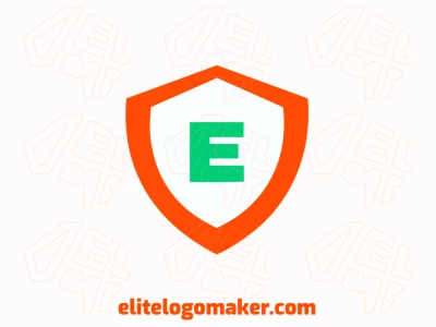 An appropriate and refined emblem logo featuring the letter 'E' combined with a shield, symbolizing strength and elegance.
