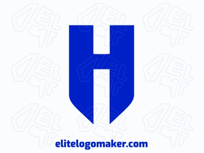 A creative and professional minimalist logo featuring the letter 'H', designed to convey a sleek, modern, and impactful identity for any brand.