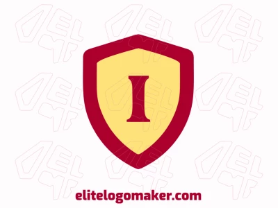 A prominent emblem logo featuring the letter 'I' inside a shield, creating a bold and secure symbol, ideal for representing a professional company identity.