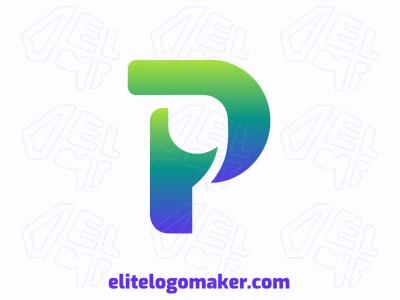 A beautiful and refined logo featuring the letter 'P' in a green and yellow gradient, crafted to create an attractive and vibrant visual impression.
