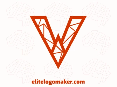 An eye-catching mosaic-style logo featuring the letter 'V', ideal for a standout brand identity.