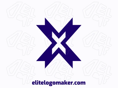 An eye-catching logo design featuring the letter 'X' in an initial letter style, perfect for making a bold and memorable impression.