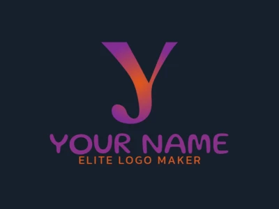 A refined letter 'Y' logo with a smooth gradient effect, offering a cheap yet sophisticated design option.