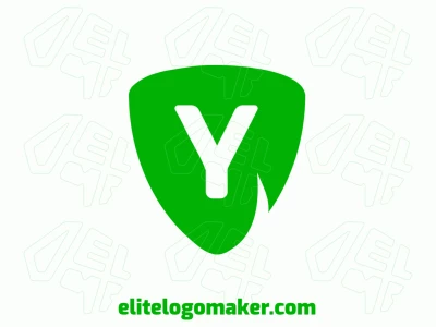 This logo design features a letter "Y" inside a medieval shield shape, crafted in an emblem style for a cheap yet striking visual appeal.