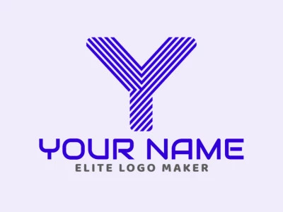 The logo features a striped design with the letter 'Y' prominently displayed, using bold stripes to create a dynamic and visually engaging effect.