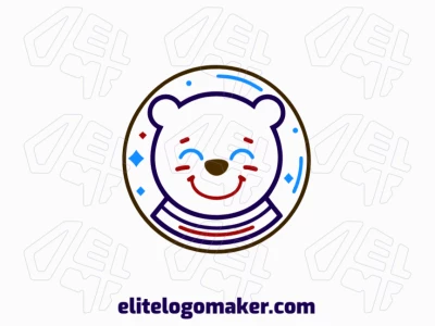 A playful logo featuring a cute little bear, designed with a childish charm to capture hearts.
