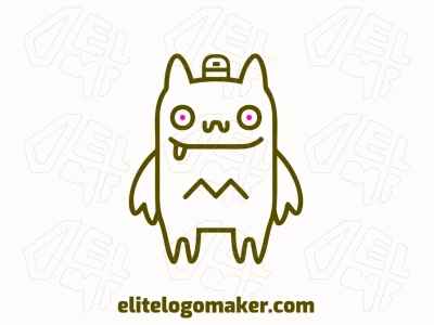 A unique and different abstract monster design, capturing attention with its bold and imaginative form.